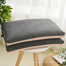 Custom meditation pillow cushion upholstered with buckwheat